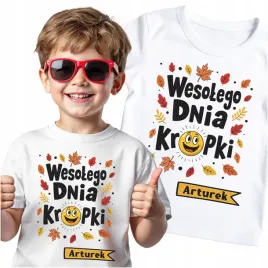 personalizowana-koszulka-dzien-kropki-do-szkoly-przedszkola-z-imieniem