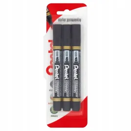 pentel-n850-markery-permanentne-czarne-3-szt-do-metalu-szkla-i-plas