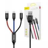 kabel-usb-baseus-3w1-usb-c-lightning-micro-35a-03m-czarny-dlugosc-przewodu-0-3-m-kod-producenta-6953156273931