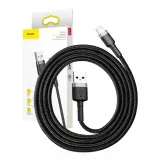 kabel-lightning-usb-baseus-cafule-24a-0-5m-szaro-czarny-dlugosc-przewodu-0-5-m-stan-nowy
