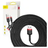 kabel-lightning-usb-baseus-cafule-2a-3m-czarno-czerwony