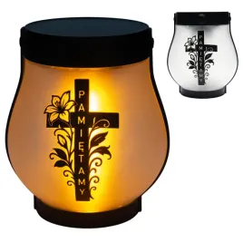 znicz-solarny-led-lampion-na-grob-statuetka-na-cmentarz-roza-krzyz