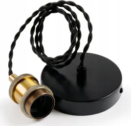 lampa-wiszaca-sufitowa-vintage-czarny-skrecony-oplot-e27-jeden-punkt