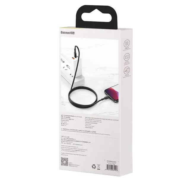 kabel-usb-c-do-lightning-baseus-high-density-braided-20w-5a-pd-2m-czar-stan-nowy-kolor-czarny