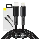 kabel-usb-c-do-lightning-baseus-high-density-braided-20w-5a-pd-2m-czar-stan-nowy-dlugosc-przewodu-2-m