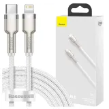 kabel-usb-c-do-lightning-baseus-cafule-pd-20w-2m-bialy