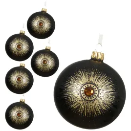 bombka-szklana-8cm-czarna-zloty-medalion-6-szt-8-cm-zdobiona