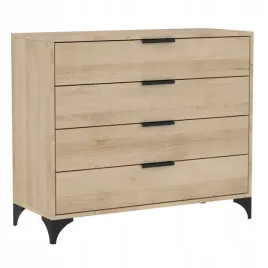 minimalistyczna-komoda-z-szufladami-home-4s-100-cm-dab-artisan-z-uchwytami