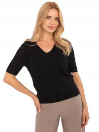 sweter-damski-klasyczny-z-krotkim-rekawem-dekolt-serek