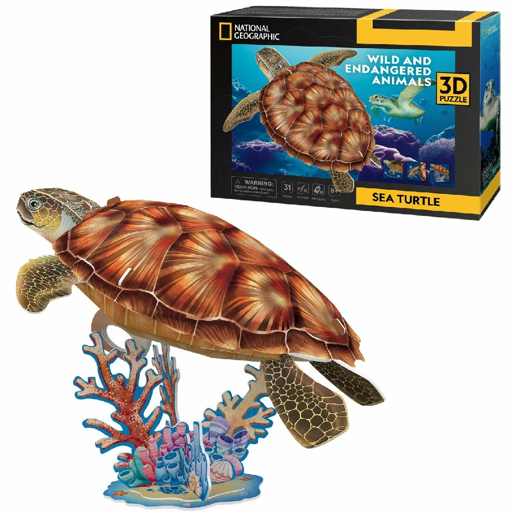 puzzle-3d-zolw-morski-stan-nowy