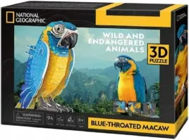puzzle-3d-zagrozone-zwierzeta-ara-szafir-cubic-fun