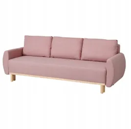 ikea-grunnarp-sofa-3-osobowa-rozkladana-gunnared-jasny-rozowy