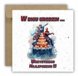 kartka-na-urodziny-dla-dzieci-spiderman-spidey-avengers-torcik-tort