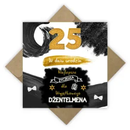 kartka-na-25-urodziny-dzentelmen-okolicznosciowa-czarna