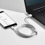 kabel-micro-usb-do-usb-baseus-simple-wisdom-2-1a-1-5m-bialy-2szt-stan-nowy-marka-baseus