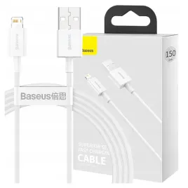 kabel-usb-do-lightning-baseus-superior-series-2-4a-1-5m-bialy