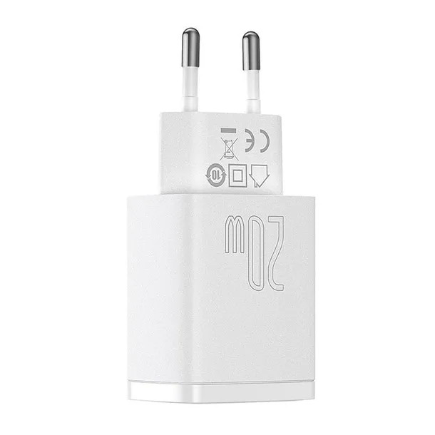 ladowarka-sieciowa-baseus-compact-quick-charger-usb-usb-c-20w-biala-zlacza-usb-typ-c-usb