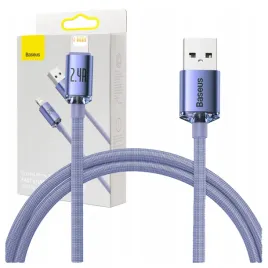 kabel-usb-do-lightning-baseus-crystal-shine-2-4a-1-2m-fioletowy