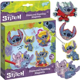 totum-zestaw-kreatywny-magnesy-i-brelok-disney-stitch-haft-diamentowy