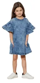 sukienka-dziewczeca-niebieska-miekki-jeans-all-for-kids-r-152-158