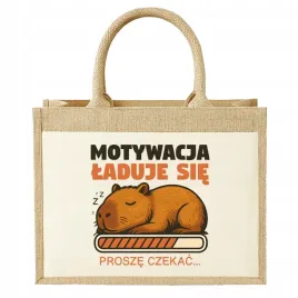 torba-z-juty-na-prezent-motywacja-laduje-sie-prosze-czekac-kapibara