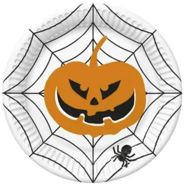 talerzyki-papierowe-halloween-dynia-z-pajeczyna-maki-bialy-227-c