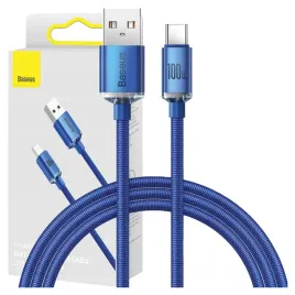 kabel-usb-do-usb-c-baseus-crystal-shine-100w-1-2m-niebieski