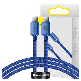kabel-usb-c-do-usb-c-baseus-crystal-shine-100w-1-2m-niebieski