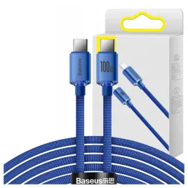 kabel-usb-c-do-usb-c-baseus-crystal-shine-100w-2m-niebieski