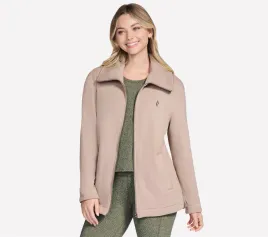 bluza-damska-skechers-go-snuggle-tunic-full-zip-jacket-brazowa-ja214-tpbr