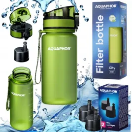bidon-filtrujacy-butelka-na-wode-zielona-035l-aquaphor-city-3x-filtr