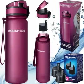 3x-filtr-do-wody-butelka-filtrujaca-bidon-aquaphor-city-bordowy-05l