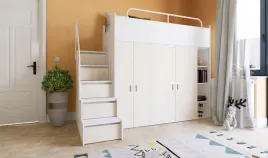 lozko-pietrowe-kiki-2-80x190-ze-schodkami-i-szafa-ecru-polysk