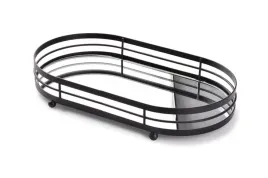 tacka-owalna-czarna-33x185-cm-mondex-cedric-dekoracyjna-podstawka