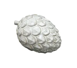 ceramiczna-figurka-szyszka-biala-17cm-hytte-mave-ozdobna-do-domu