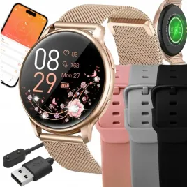smartwatch-zegarek-damski-polskie-menu-rozmowy-powiadomienia-sport-4-paski