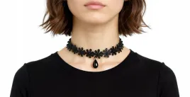 czarny-choker-naszyjnik-chocker-koronka-tasiemka-przywieszka