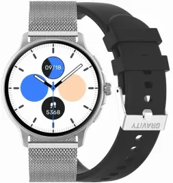 gravity-smartwatch-damski-gravity-gt12-7-czarny-pasek-silikonowy-srebrna