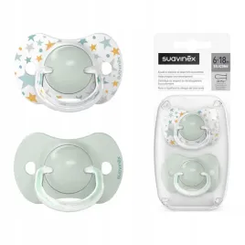 suavinex-smoczek-fizjologiczny-uspokajajacy-sx-pro-6m-silikonowy-2-szt