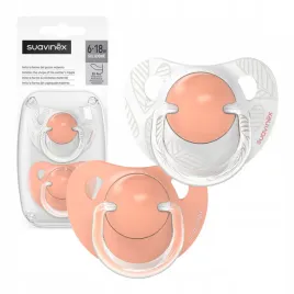 smoczek-anatomiczny-uspokajajacy-suavinex-sx-pro-6m-bez-bpa-2-sztuki