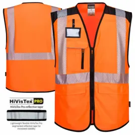 kamizelka-ostrzegawcza-kieszenie-hivistex-pro-pw3-executive-orange-black-s