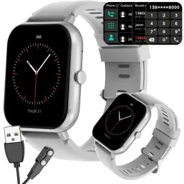 smartwatch-zegarek-damski-meski-gumowy-pasek-sport-bluetooth-rozmowy-szary
