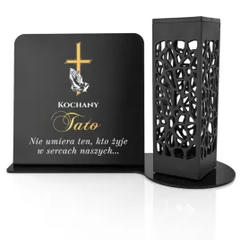 znicz-solarny-na-grob-taty-dekoracja-z-personalizacja-dzien-ojca-rocznice