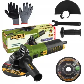 procraft-pw1550-szlifierka-katowa-125mm-850w-bezszczotkowa-lekka-gratis