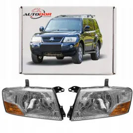 mitsubishi-pajero-2003-reflektory-elektryczne-przednie-lewy-prawy-kpl