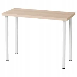 ikea-linnmon-adils-stol-imitacja-debu-bejcowanego-na-bialo-bialy-100x45cm