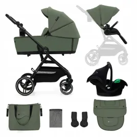 kinderkraft-wozek-wielofunkcyjny-yoxi-3w1-zielony