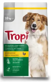 tropi-karma-sucha-dla-psow-10-kg-z-drobiem