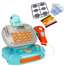 kasa-fiskalna-sklep-supermarket-skaner-kalkulator-akcesoria-dinozaur-woopie