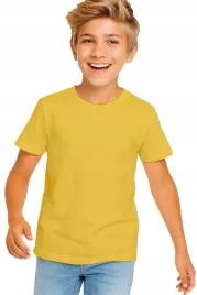 koszulka-dziecieca-t-shirt-dla-chlopca-dziewczynki-zolta-158-164
